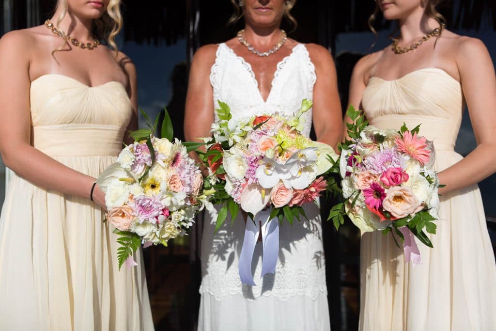 different styles of bouquets