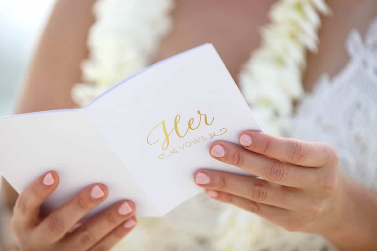 exchange of vows