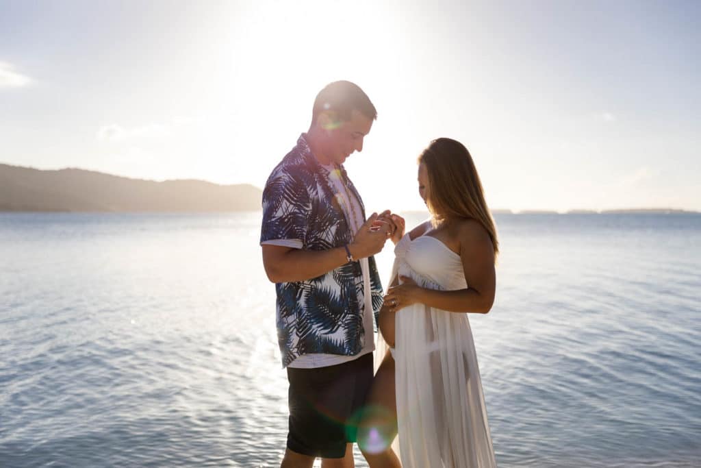 maternity photography Bora Bora