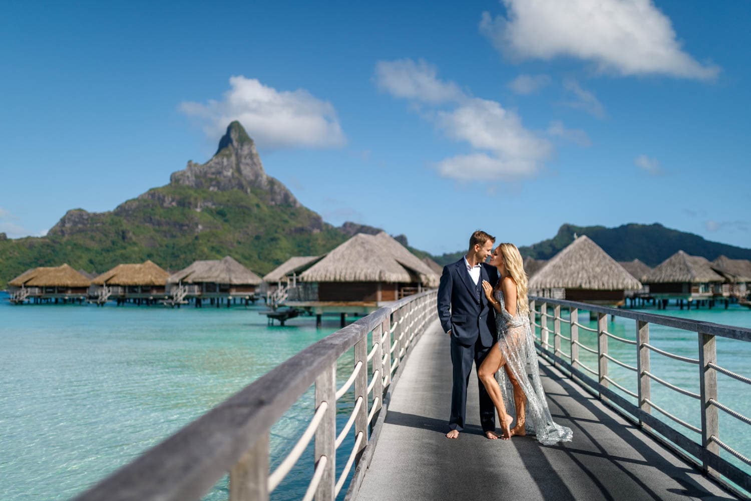 Danette & Adam Love Photoshoot Bora Bora