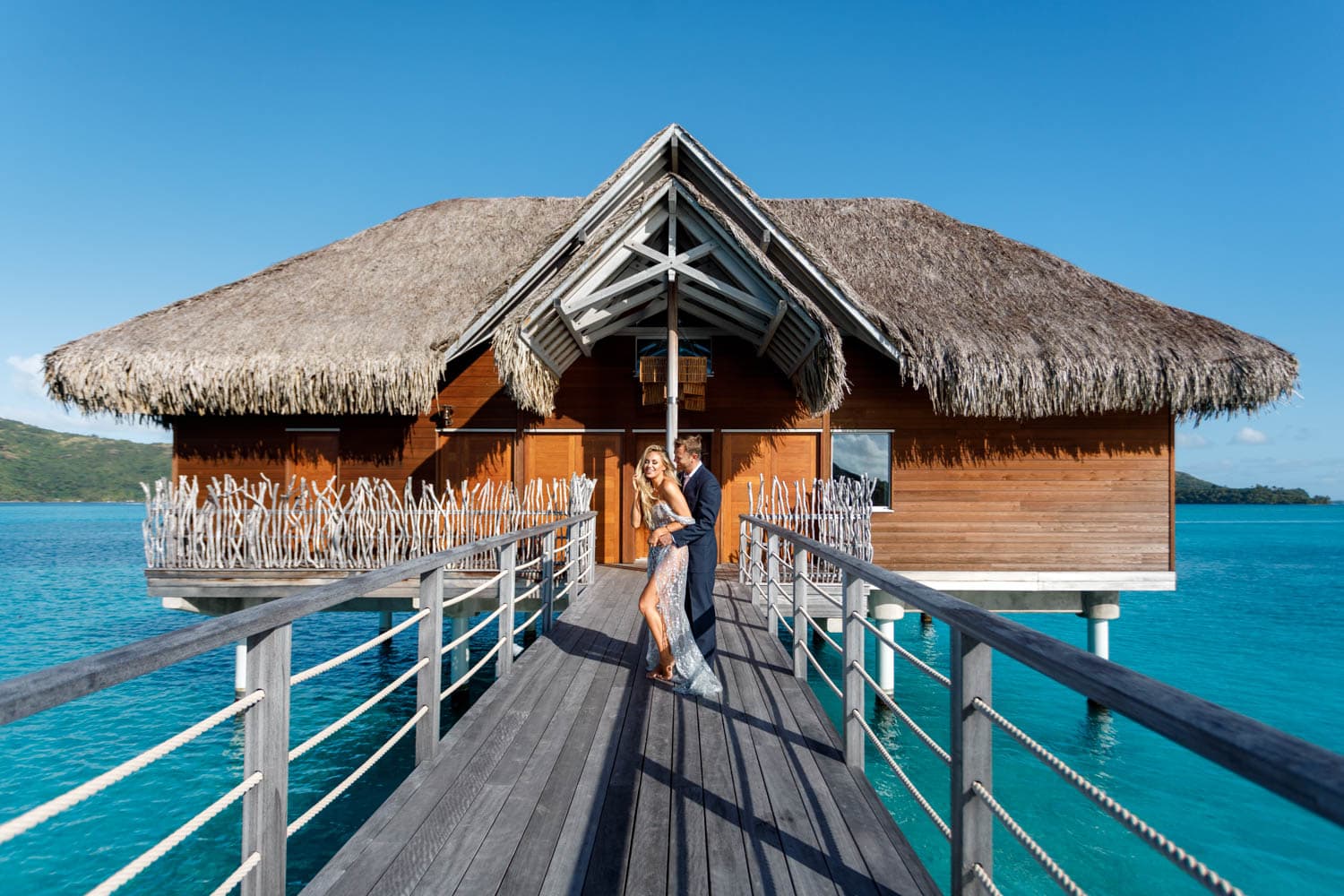 Danette & Adam Love Photoshoot Bora Bora