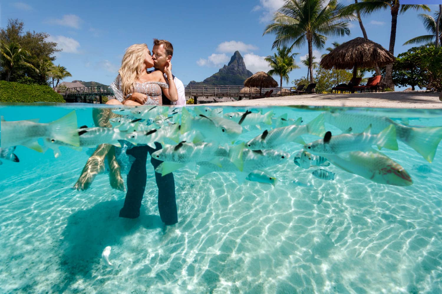 Danette & Adam Love Photoshoot Bora Bora