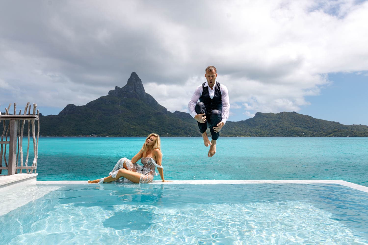 Danette & Adam Love Photoshoot Bora Bora